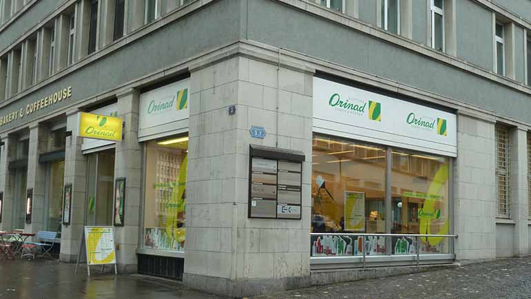 Orinad Coiffeur Zürich Löwenstrasse, Aussenansicht