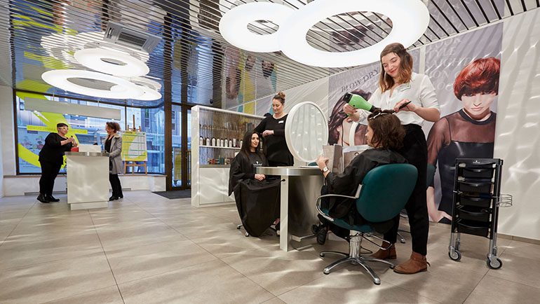 Orinad Coiffeur Oerlikon, Innenansicht