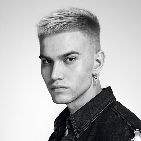 Klassische Herrenfrisur